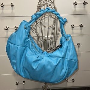 NWT Squared by Sondra Roberts braided strap hobo bag